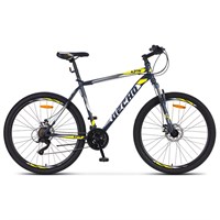 Велосипед 27,5" Десна-2710 MD, V020, цвет серый/желтый, размер 21"