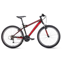 Велосипед 26&quot; Forward Flash 1.0, 2020, цвет чёрный/красный, размер 19&quot;