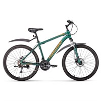 Велосипед 26" Forward Hardi 2.0 disc, 2020, цвет зелёный матовый, размер 17"