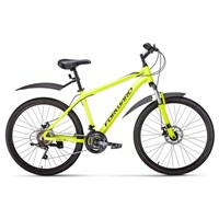 Велосипед 26" Forward Hardi 2.0 disc, 2020, цвет светло-жёлтый, размер 17"