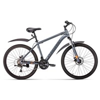 Велосипед 26" Forward Hardi 2.0 disc, 2020, цвет серый матовый, размер 17"