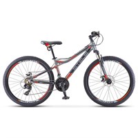 Велосипед 26&quot; Stels Navigator-610 MD, V040, цвет антрацитовый/красный, размер 16&quot;