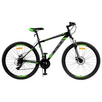 Велосипед 27.5&quot; Stels Navigator-700 MD V020, цвет чёрный/зелёный, размер 17.5&quot;