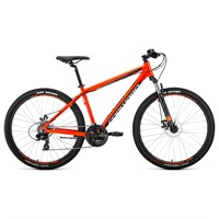 Велосипед 27,5" Forward Apache 2.0 disc, 2020, цвет оранжевый/черный, размер 15"