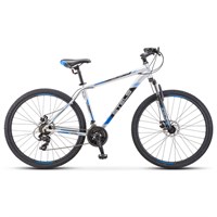 Велосипед 29" Stels Navigator-900 MD, F010, цвет серебристый/синий размер 17,5"