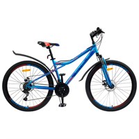 Велосипед 26" Stels Navigator-510 MD, V030, цвет синий/красный, размер 16"