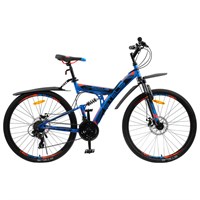 Велосипед 27,5" Stels Focus MD, V010, цвет синий, размер 19"