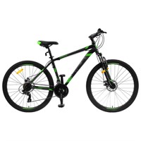 Велосипед 27,5" Stels Navigator-700 MD, F010, цвет черный/зеленый, размер 17,5"
