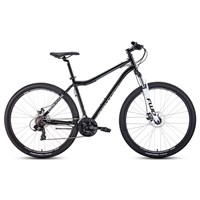 Велосипед 29" Forward Sporting 2.0 disc, 2020, цвет черный/белый, размер 19"