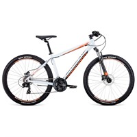 Велосипед 27,5" Forward Apache 3.0 disc, 2020, цвет белый/оранжевый, размер 17"