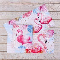 Обложка со вставками «Фламинго», 21×35 см