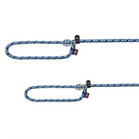Поводок-полуудавка Trixie Mountain Rope, 1.7 м × 0.8 см (S-M), синий/зелёный