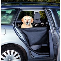 Подстилка автомобильная Trixie для собаки, с боковыми стенками, 65х145 см, черный/бежевый