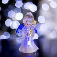Игрушка световая &quot;Ангел с гитарой&quot; (батарейки в комплекте) 1 LED, RGB, цветной