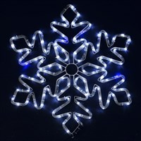 Фигура дюралайт &quot;Снежинка&quot; 54х54 см,120/20 LED, БЕЛЫЙ-СИНИЙ