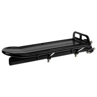 Багажник 20"-28" BLF-H12 задний на подседельную трубу, алюминиевый, цвет чёрный