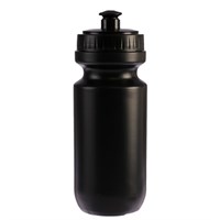 Бутылка для воды 500 мл, велосипедная, с соской, пластик PE, черная, 7х19 см