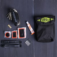 Набор велосипедиста «Free»: универсальный ключ, ремкомплект, иструмент для разбортировки шин, чехол