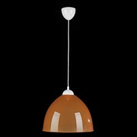 Люстра-подвес «Андриана», на 1 лампу в 40 Вт, Е27, коричневая, d = 30 см