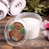 Солевой скраб "Добропаровъ" из белой каменной соли с маслом пихты и травами, 550 гр