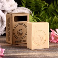 Натуральное крафтовое травяное мыло "Лемонграсс" в коробке, "Добропаровъ", 100 г