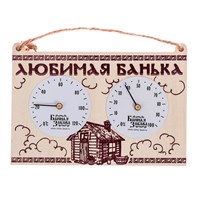 Термогигрометр "Любимая банька", 17 х 11 см