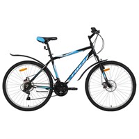 Велосипед 26&quot; Foxx Atlantic D, 2019, цвет чёрный, размер 18&quot;
