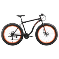 Велосипед 26" Black One Monster D, 2020, цвет чёрный/оранжевый, размер 20"