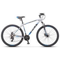Велосипед 29" Stels Navigator-900 MD, F010, цвет серебристый/синий размер 21"