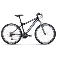 Велосипед 26&quot; Forward Flash 1.0, 2020, цвет чёрный/серый, размер 17&quot;