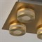 Светильник "Пунктум" 4x5Вт LED IP44 золото 24x24x7,5см - фото 1607268