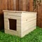 Будка для собаки, 70 × 60 × 110 см, деревянная, с крышей - фото 1629829