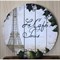 Картина для бани круглая, с УФ печатью "Le Café Paris", МАССИВ, 30×30 см - фото 1676013