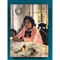 Картина для бани, с УФ печатью "Девочка с персиками", МАССИВ, 30×40 см - фото 1676022