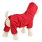 Комбинезон для собак, размер L (ДС 28-30 см, ОШ 32 см, ОГ 36-40 см) красный - фото 1701979