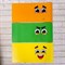 Обложка со вставками «Смайлы», 23.2×45 см - фото 2002528