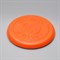 Летающая тарелка-фрисби "ДогЛайк" малая, 18х2,3 см, оранжевая - фото 2002796