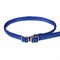Ринговка из нейлона с металлическими фиксаторами, общая длина 175 см, ширина 1 см, синяя - фото 2005106