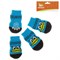 Носки нескользящие, размер L (3,5/5 х 8 см), набор 4 шт, микс расцветок для мальчика - фото 2021037