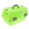 Переноска пластиковая "Неон", 48 х 32 х 29,5 см, вес животного до 5 кг, зеленая - фото 2023090