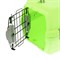Переноска пластиковая "Неон", 48 х 32 х 29,5 см, вес животного до 5 кг, зеленая - фото 2023092