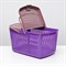 Переноска для собак и кошек, фиолетовая,  47х36х27,5 см - фото 2023361