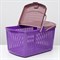 Переноска для собак и кошек, фиолетовая,  47х36х27,5 см - фото 2023365