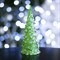 Игрушка световая "Снежная ёлочка" (батарейки в комплекте) 17 см, 1 LED, RGB, ЗЕЛЁНАЯ - фото 2028809