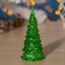 Игрушка световая "Ёлочка" (батарейки в комплекте) 13 см, 1 LED, RGB, ЗЕЛЁНАЯ - фото 2028833