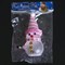 Игрушка световая "Снеговик" (батарейки в комплекте) 5х13 см, 1 LED RGB, РОЗОВЫЙ - фото 2028961