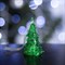 Игрушка световая "Ёлочка" (батарейки в комплекте) 8 см, 1 LED, RGB, ЗЕЛЁНАЯ - фото 2028970