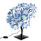Светодиодный куст улич. 0,3 м, "Лилия синяя", 32 LED, 220V, моргает RG/RB - фото 2029031