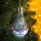 Елочный шар лампочка "Ветка елочки", 5 LED, от батареек, БЕЛЫЙ - фото 2029518
