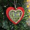 Подвеска световая "Сердце новогоднее красное", 10х10х2 см, 3 LED, бат(в комп) Т/БЕЛЫЙ - фото 2029654